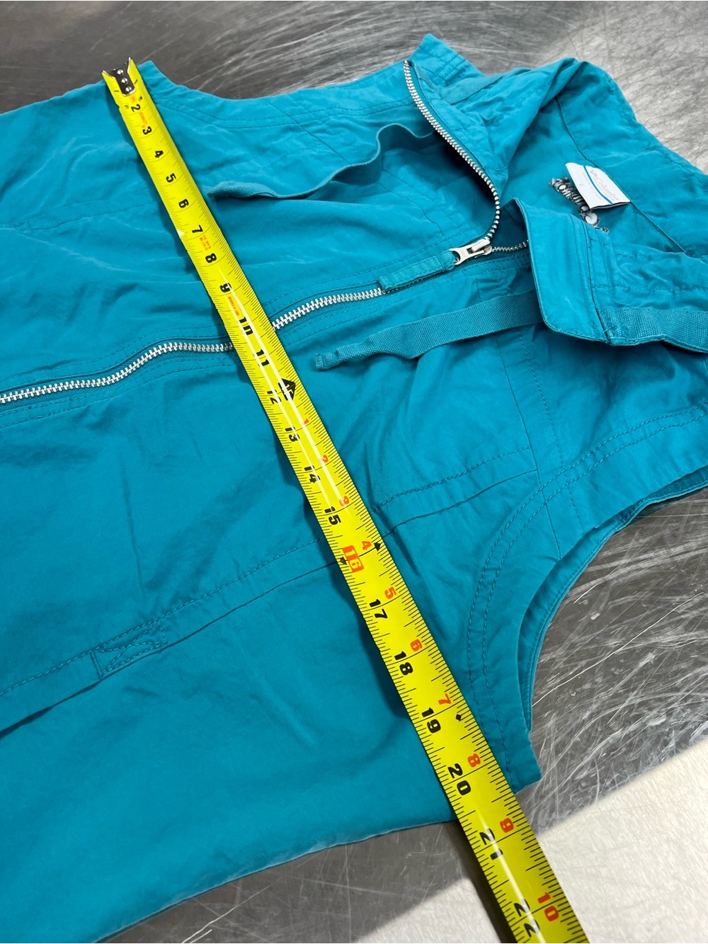 Columbia Women's Sleeveless Zip Vest - Bright Turquoise Large - Picture 8 of 12